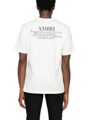 TRICOU AMIRI, Slogan Print, White