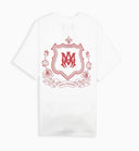 TRICOU AMIRI, Club Hollywood Amiri Print, Alb