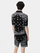 Camasa AMIRI, Bandana Print, Core Collection, Black