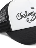 Sapca AMIRI, lettering-print baseball cap, Alb Negru