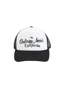 Sapca AMIRI, lettering-print baseball cap, Alb Negru