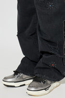 Sneakers AMIRI, pebbled low-top trainers, Black
