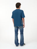 Tricou AMIRI, Blue T-shirt with a logo