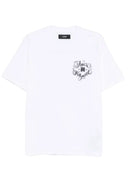 Tricou AMIRI, Amiri Black Short Sleeve T-Shirt, Alb