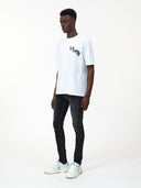 Tricou AMIRI, White T-shirt with Domino Print