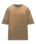 Tricou AMIRI, Beige cotton jersey Amiri Studio oversized T-shirt
