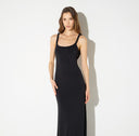Rochie ELISABETTA FRANCHI, dress in crepe jersey, Negru