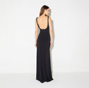 Rochie ELISABETTA FRANCHI, dress in crepe jersey, Negru