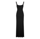 Rochie ELISABETTA FRANCHI, dress in crepe jersey, Negru