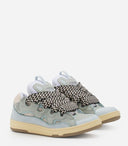 Sneakers Lanvin, Curb Suede, White Blue