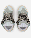 Sneakers Lanvin, Curb Suede, White Blue