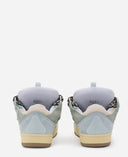 Sneakers Lanvin, Curb Suede, White Blue