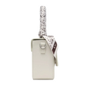 Geanta AMIRI, Mini, Logo Emblem, White Alabaster