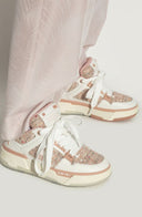 Sneakers AMIRI, MA-1, Material, Lace Details, Women, Pink