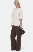 Tricou AMIRI, WOMEN'S MA DROP SHOULDER TEE, Beige