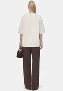 Tricou AMIRI, WOMEN'S MA DROP SHOULDER TEE, Beige