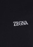 Tricou Zegna, Guler Polo, Negru