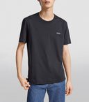 Tricou ZEGNA, Black, Model Clasic, Logo Insert