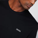 Tricou Zegna, Little Print, Black
