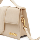 Geanta JACQUEMUS, Large Bambino Dark Beige Suede Crossbody Bag 4