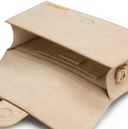 Geanta JACQUEMUS, Large Bambino Dark Beige Suede Crossbody Bag 5
