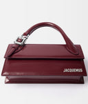 Geanta JACQUEMUS,The long Chiquito with buckle, Burgundy