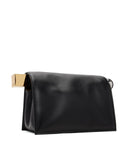 Geanta JACQUEMUS, LA POCHETTE ROND CARRE', Negru
