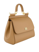 GEANTA DOLCE & GABBANA, Sicily,Dauphine, Large, Shoulder Bag, Brown