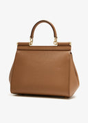 GEANTA DOLCE & GABBANA,  Sicily Handbag, Medium, Maro