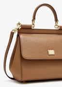 GEANTA DOLCE & GABBANA,  Sicily Handbag, Medium, Maro