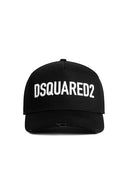 Sapca DSQUARED2, White Logo Insert, Black