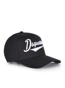 Sapca DSQUARED2, Logo Embroidered Baseball Cap Black