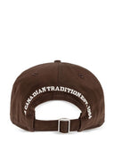 Sapca DSQUARED2, Brown Embroidered Patch Baseball Hat, Brown