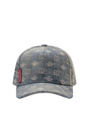 Sapca DSQUARED2, D2 Monogram Baseball Cap, Denim, Blue