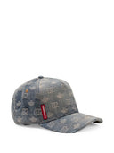 Sapca DSQUARED2, D2 Monogram Baseball Cap, Denim, Blue