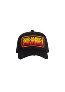 Sapca DSQUARED2, Multicolor Logo Patch Baseball Cap, Negru