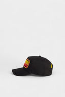 Sapca DSQUARED2, Multicolor Logo Patch Baseball Cap, Negru