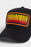Sapca DSQUARED2, Multicolor Logo Patch Baseball Cap, Negru