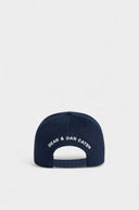Sapca DSQUARED2, Blue Multicolor Logo Patch Baseball Cap, Negru