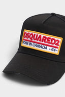 Sapca DSQUARED2, Dsquared2 Logo Baseball Cap Black