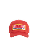 Sapca DSQUARED2, Dsquared2 Logo Baseball Cap Red