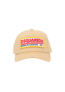 Sapca DSQUARED2, Dsquared2 Logo Baseball Cap Cream