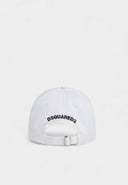 Sapca DSQUARED2,  ICONique Baseball Cap, Alb