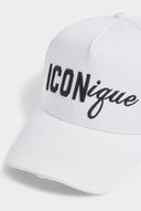 Sapca DSQUARED2,  ICONique Baseball Cap, Alb