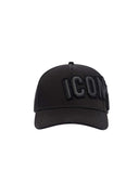 Sapca DSQUARED2,  ICONique Baseball Cap Patch, Negru