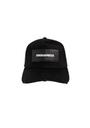 Sapca DSQUARED2, Patch Dsquared2 White insert, Negru