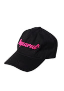 Sapca DSQUARED2, Cotton, Power Twins Pink insert, Negru