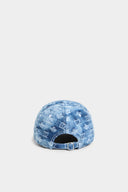 Sapca DSQUARED2, D2 Monogram Baseball Cap, For Her, Blue