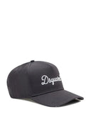 Sapca DSQUARED2, logo-embroidered baseball cap, Negru