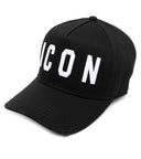 Sapca Dsquared2, Insertie logo alba, Negru